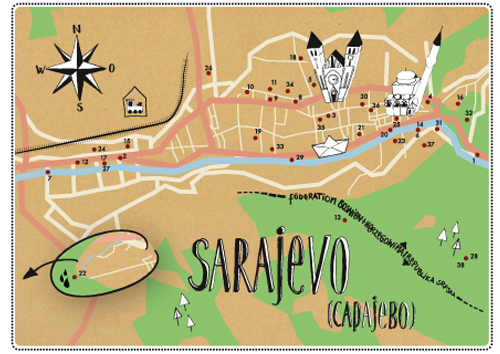 sarajevo – Grafikdesign & Illustration | Marina Grimme